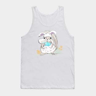 Chipmunk storing easter egg Tank Top